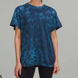 Lululemon Blue Tie-Dye Tee